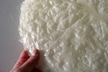 Dry Güllaç, Güllaç from Ottoman desserts, Güllaç dessert in Ramadan,