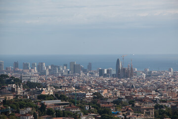 BARCELONA panorámica, vistas des de otro punto de la ciudad