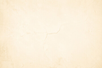 Old concrete wall texture background. Close up retro plain cream color cement material surface design element concept.