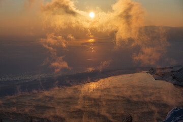 Sunset on Lake Baikal