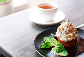 Tea and sweet cake