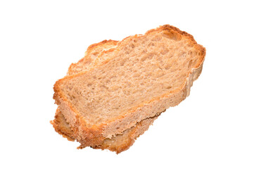 bread isolated on white background