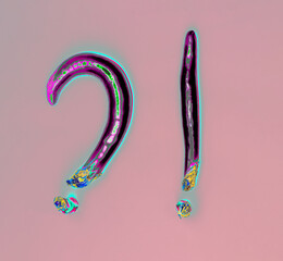 Pattern with holographic neon colored vegetable. Rat tail (purple) radish. Creative food concept. Surreal trendy layout with fluorescent colors. Flat lay, top view.