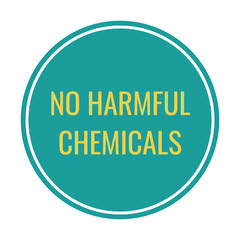 No harmful chemicals ingredient in product label