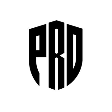 PRD letter logo design. PRD modern letter logo with black background. PRD  creative letter logo. simple and modern letter logo. vector logo modern  alphabet font overlap style. Initial letters PRD Stock Vector |