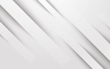 Fototapeta premium modern abstract white diagonal stripe shadow shape composition background. eps10 vector