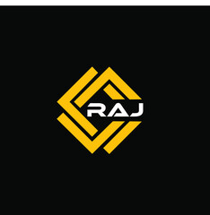 RAJ 3 letter design for logo and icon.RAJ monogram logo.vector illustration. - obrazy, fototapety, plakaty