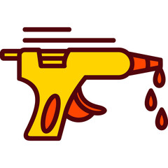 Obraz premium Hot Glue Icon