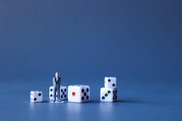  People with Betting and Dice.