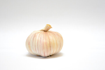 garlic isolated on white background