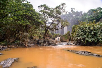 Landscape photo: elephant waterfall. Time: April 7, 2022. Location: Lam Dong Province
