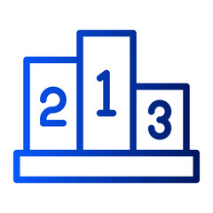 podium gradient icon