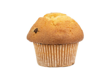 stracciatella muffin - dessert with tasty chocolate