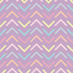 Geometric chevron vector pattern, colorful abstract background