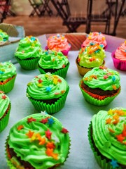 cupcakes with sprinkles