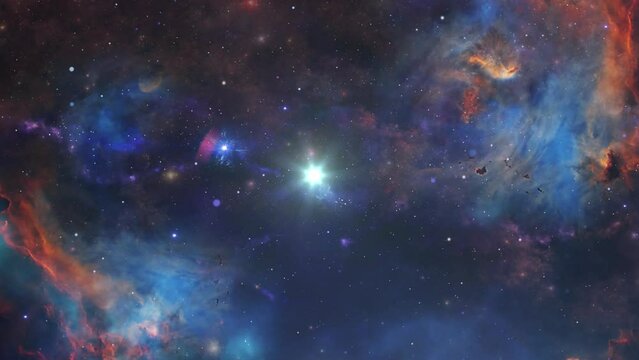 the constellation of Orion , universe 4k