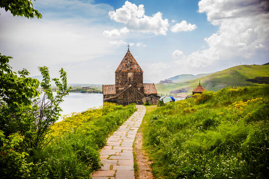 Sevanavank is a monastic complex located on a peninsula at the northwestern shore of Lake Sevan in the Gegharkunik Province of Armenia, not far from the town of Sevan.