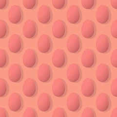 Easter seamless pattern with eggs for wallpaper and fabrics and textiles and packaging and gifts 