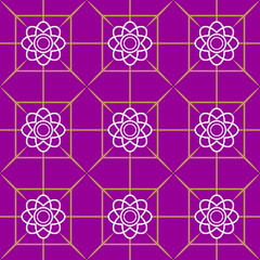Illustration of tiles textured pattern