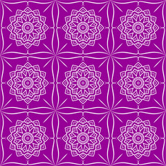 Indian floral seamless pattern