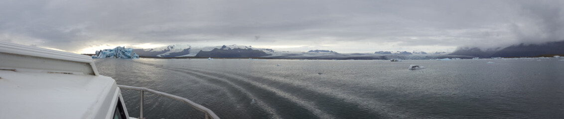 Glacier of the nature in Iceland