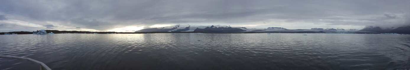 Glacier of the nature in Iceland