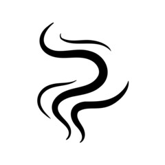 Smoke lines. Hot vapors that evaporate from food and beverages.