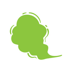 Smoke effect. Bad smell and dust floating in the air.