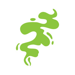 Smoke effect. Bad smell and dust floating in the air.