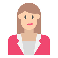 teacher flat icon 