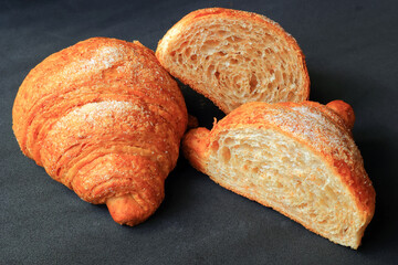 croissant integrale, wholemeal croissant