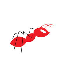 Ant vector illustration design