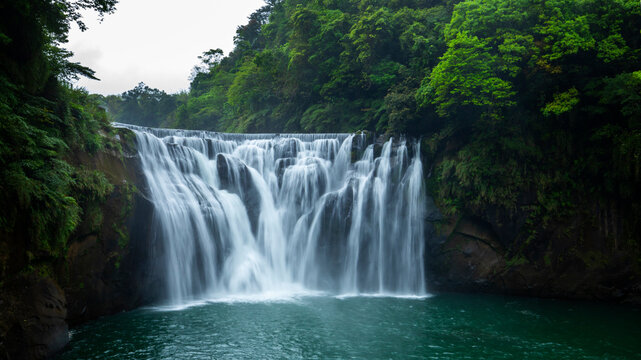 Taiwan, waterfall, Shifenliao waterfall, park © wu shoung