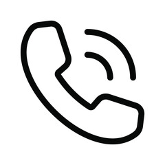 Phone icon. Flat style. vector illustration