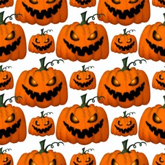 Halloween seamless pumpkin pattern for fabrics and textiles and packaging and gifts and cards and linens and kids