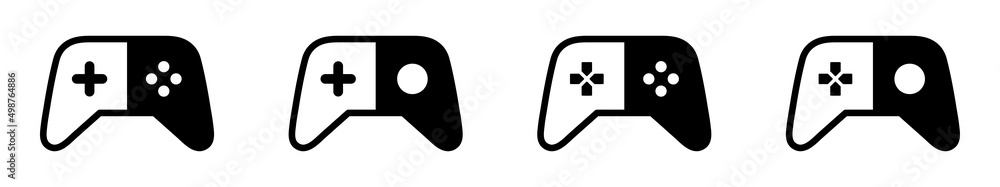 Wall mural Joystick Game Icon Vector Illustration