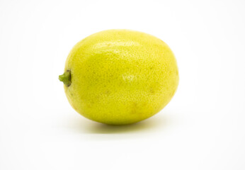 yellow Lemon isolated on white background