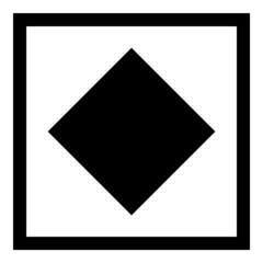 Square Elements Flat Icon Isolated On White Background