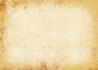 Old retro brown paper with free space for inscriptions. paper with a hole