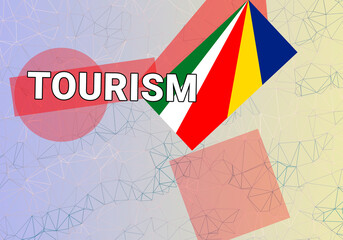 Seychelles tourism.  Victoria  Seychelles tourism travel concept. Tour in SYC