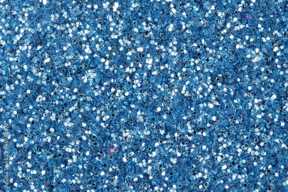 Poster blue sequins. background for design