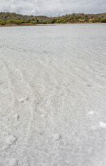 Jan Thiel salt flats on the Caribbean island Curacao