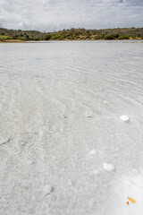 Jan Thiel salt flats on the Caribbean island Curacao