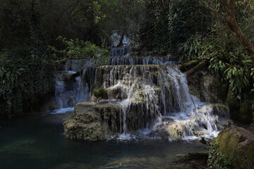  beautiful Krushuna waterfalls near Lovech in Bulgaria