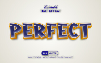 Obraz premium Perfect text effect style. Editable text effect.