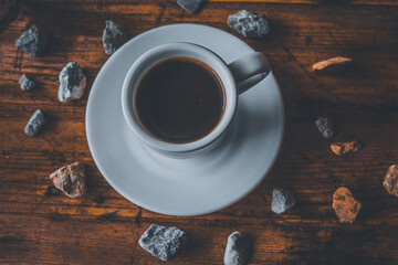 Belle fond tasse de café