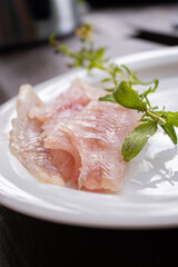 Fish fillet.