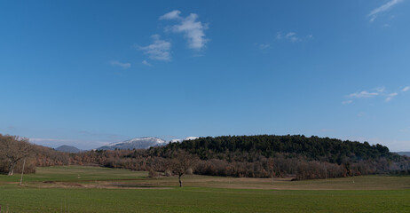 Molise, Italy.  Spectacular winter panorama.