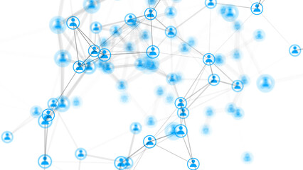 collegamenti tra persone, network, persone, social network, 