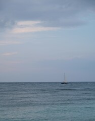 Fototapeta premium Boats on Dili beach in East Timor.